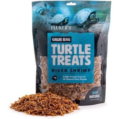 Flukers Grub Bag Turtle Treat - River Shrimp