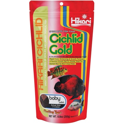 Hikari Cichlid Gold Color Enhancing Fish Food - Baby Pellet