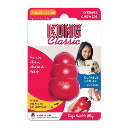 KONG Classic Dog Toy - Red