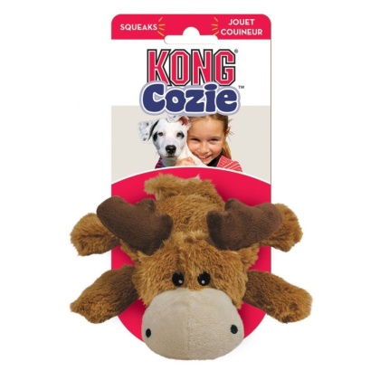 KONG Cozie Plush Toy - Small Moose Dog Toy