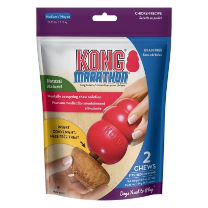 KONG Marathon Chicken Flavored Dog Chew Medium