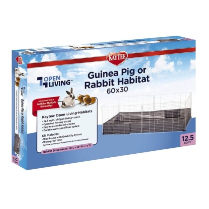 Kaytee Open Living Guinea Pig and Rabbit Habitat 60\