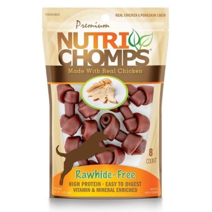 Premium Nutri Chomps Chicken Flavor Mini Knots