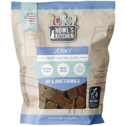 Howls Kitchen Beef Jerky Cuts Hip and Joint Formula