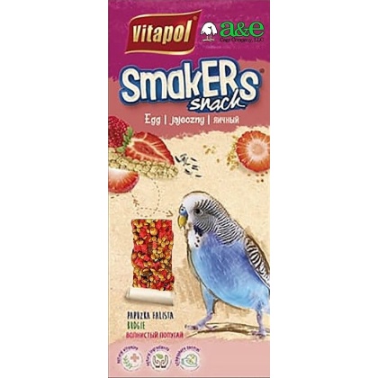 A&E Cage Company Smakers Parakeet Strawberry Treat Sticks