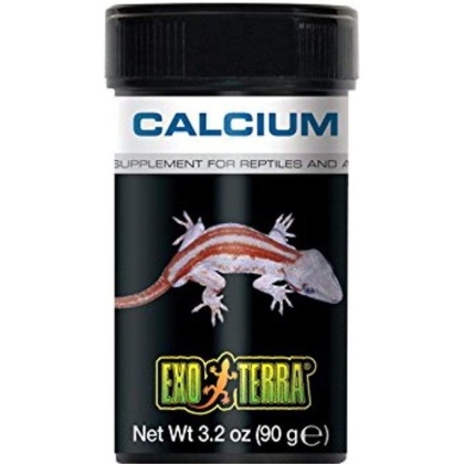 Exo-Terra Calcium Powder Supplement for Reptiles & Amphibians