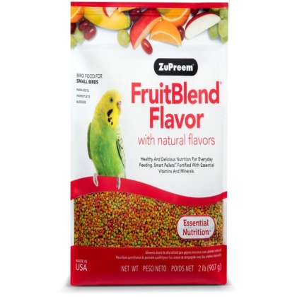 ZuPreem FruitBlend Premium Daily Bird Food - Small Birds